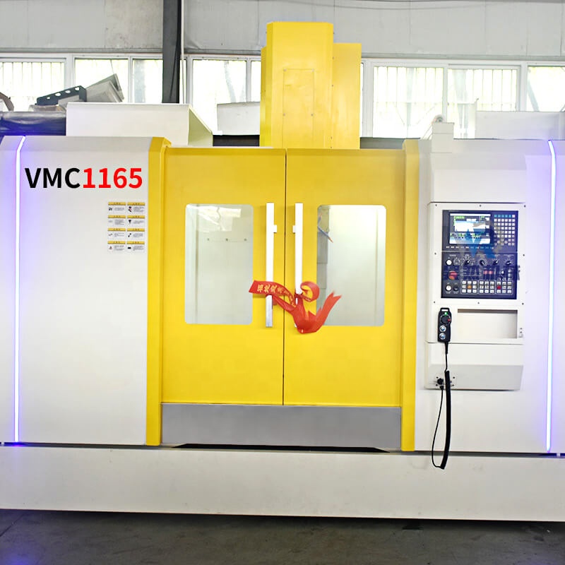 Vertical Machining VMC1165 3 Axis Cnc Milling Machine 800Kg Load 0