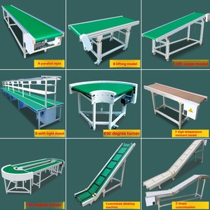 流水线用小型台式爬行机新型铝型材注塑快递物流带流线型输送带 - Product Image 5