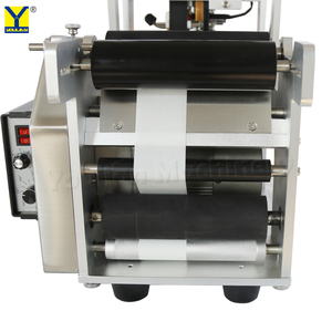 MT-50B applicatore di etichette per fiale rotonde con etichettatrice manuale per bottiglie adesive da tavolo con macchina da stampa di codici - Product Image 4