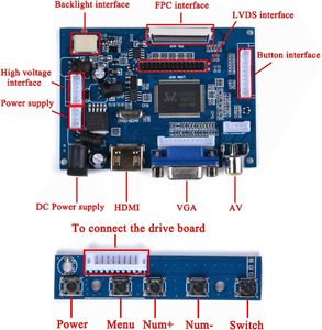 Pantalla LCD IPS o TN de 7 pulgadas, 1024*600, 800x480, módulo Lcd Tft de 7 pulgadas, placa de Control de pantalla de entrada de señal VGA, está disponible - Product Image 6