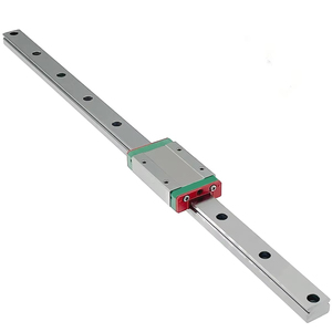 MGN7 MGN9 MGN12 MGN15 200 400 500 800mm miniature <strong>linear</strong> <strong>rail</strong> slide 1pc MGN <strong>linear</strong> <strong>guide</strong> 1PC MGN Block for <strong>CNC</strong> FA 3d printer. - Product Image 1