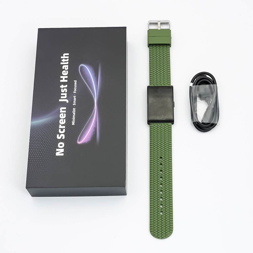 Bracelet en silicone vert