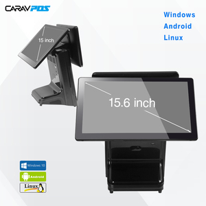 Nuovo <span class=keywords><strong>Android</strong></span> POS ottimo prezzo 15.6 pollici <span class=keywords><strong>Windows</strong></span> POS sistema terminale doppio schermo per ristoranti - Product Image 2