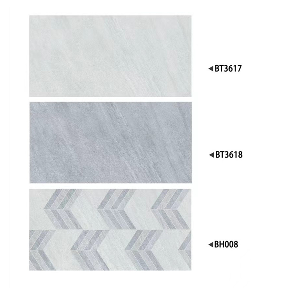 Hot design China  dark grey ceramic decorative wall tiles with cheap price 300x600mm