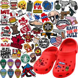 Bán Buôn New Arrival Phim Hoạt Hình Úc PVC Giày Charms Cá Nhân Tùy Chỉnh Súng Sóc Hockey Trang Trí Giày Phụ Kiện - Product Image 1