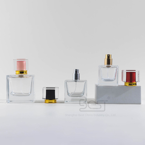 Fashion Luxury Design 30 <strong>ml</strong> 50 <strong>ml</strong> <strong>100</strong> <strong>ml</strong> Empty Square Glass Small 30ml Perfume Bottle 50ml With <strong>Box</strong> - Product Image 2