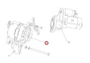 Chất lượng cao constroction Máy sp129128 phát điện cho liugong wheelloader - Product Image 6