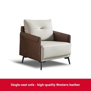 Bắc Âu hiện đại ba người Bàn cà phê ánh sáng sang trọng da văn phòng thiết lập cho phòng khách làm Quảng Đông cho không gian tiếp tân - Product Image 6