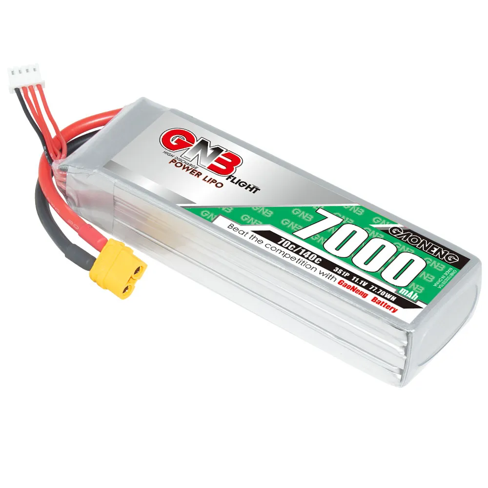 GNB GAONENG Pin LiPo 7000Mah 3S 11.1V 70C 140C XT60 Điều Khiển Từ Xa Máy Bay Không Người Lái Trên Thuyền Máy Bay Phản Lực Điều Khiển Từ Xa Sở Thích 4WD Quái Vật