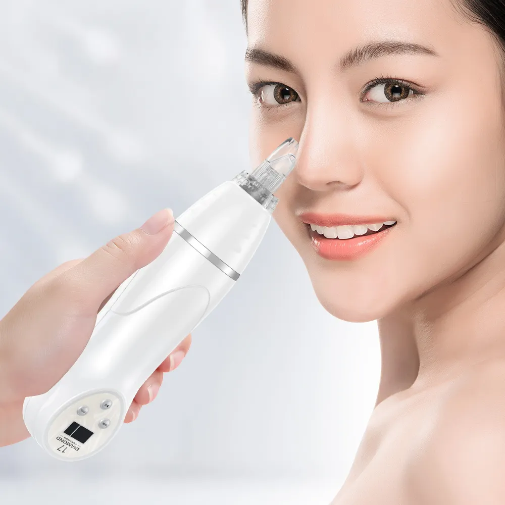 China customized home dermabrasion vacuum 2 in 1 blackhead removal machine for face pore cleaner pore shrinking at home use