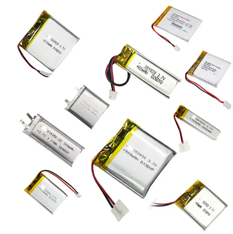 Li-ion Custom Products KC battery li-ion polymer rechargeable 3.7V 280Mah 382035 700mAh TW 603040 3.7V Li-polymer Battery
