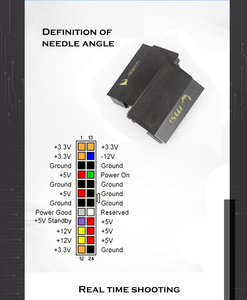 Computer ATX Power Supply 24 Pin 90 Degree Connector 24P <strong>Adapter</strong> Steering Head DIY MOD Mounting Accessories Wiring Artifact - Product Image 2