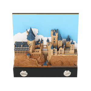 Omoshiroi <strong>Block</strong> Hary Potter Weekly Calendar <strong>Paper</strong> <strong>Block</strong> 3d Hogwarts Castle <strong>Memo</strong> Pad <strong>Note</strong> <strong>Cube</strong> With Retail Gift Box - Product Image 4