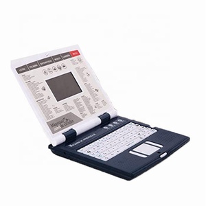 130 Funktionen Kinder Spanisch und Englisch Lernsprache Spielzeug Intelligente Kinder Laptop Lernmaschine mit Maus