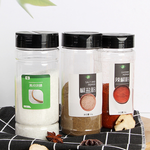 無料サンプルプラスチックPETペッパーパッキングシェーカープラスチックスパイスジャー/塩コショウ容器400mlスパイスシェーカー - Product Image 3