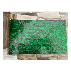 แผ่นเปลือกหอยเป๋าฮื้อเชลล์แผ่นไม้อัด Abalone Shell แผ่นยืดหยุ่นสีแดงย้อม - Product Image 5
