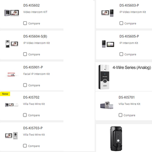 OEM timbre teléfono visión ds-kd8003-ime2 ds-kh6320 puerta inteligente sistema de intercomunicación ds-kis602 ds-kis202 Hik ip video kit - Product Image 6