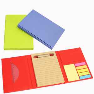 厂家定制创意折叠型记事本带尺多功能便签套装 - Product Image 1