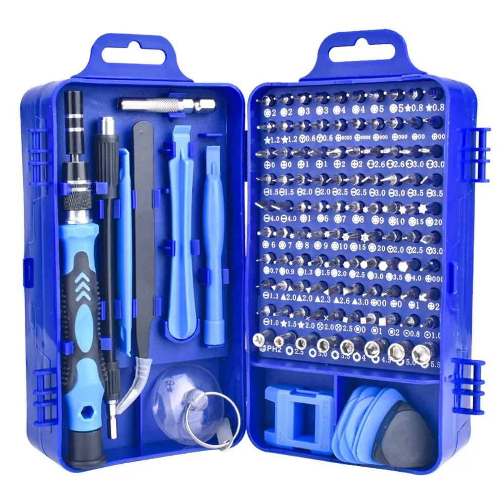 115 In 1 Precisie Schroevendraaierset Professionele Schroevendraaierbits Set Magnetische Elektronica Reparatie Gereedschapset