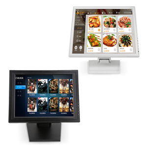 レストランの食品注文LCDモニターRaspberryPi容量性15インチタッチスクリーンPOSモニター (USBまたはRS232付き) - Product Image 4