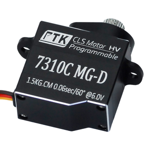 PTK 7310C MG-D завод DIY Micro Servo Control Remoto Coche De Deriva TRX4 Piezas Engranaje De Metal Para mosquare Coche De - Product Image 3