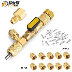 バルブコア取り外しツールエアコン冷媒スプール交換ツールセットエアコン修理ツールキット12vACユニット