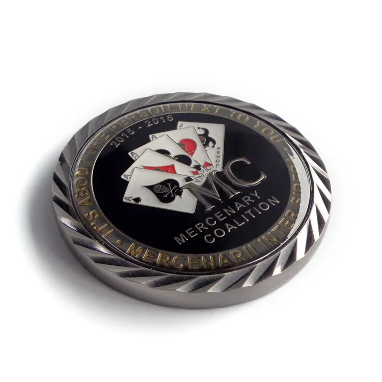 Benutzer definierte Poker chips Metal Golf Ball Marker Großhandel Golf Challenge Münzen