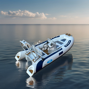 เรือเป่าลมห้าลำสำหรับตกปลาเรืออะลูมิเนียม SP390ลึกแบบ Heidia - Product Image 1