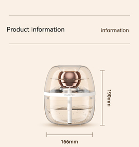 Home Office Luftbe feuchter 3L 10h Timer Luftbe feuchter Kühl nebel Luftbe feuchter Aroma diffusor mit Nachtlicht - Product Image 6