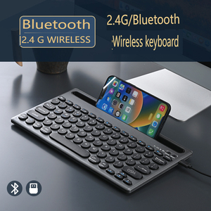 Großhandel Kartens teck platz BT Tastatur drahtlose BT Multi-Geräte-Verbindung Laden stumm Handy Tablet Office-Tastatur - Product Image 2