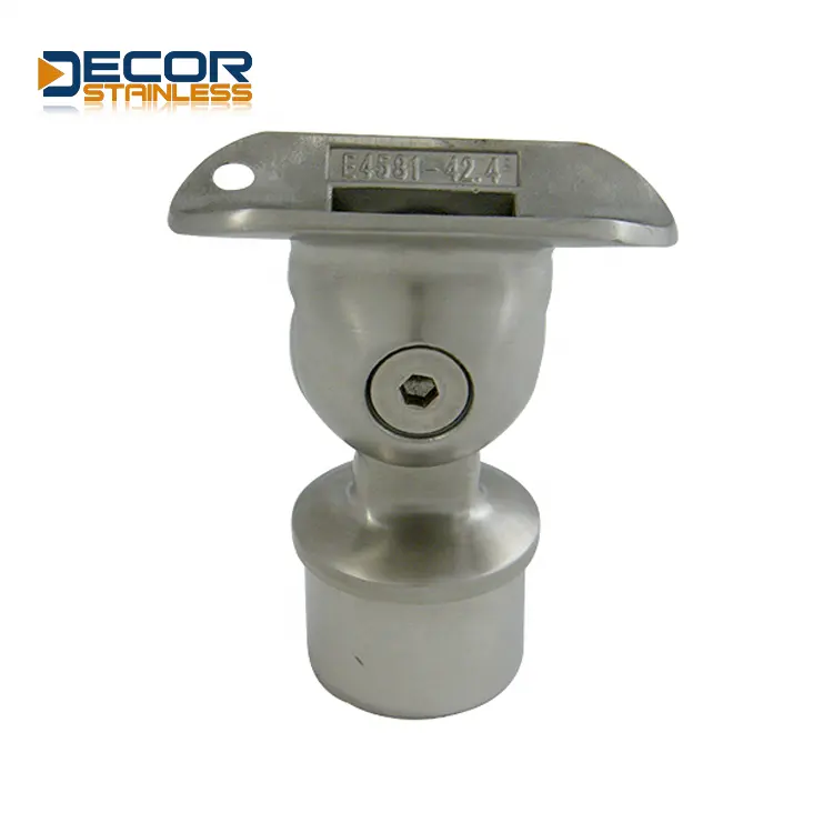 Wholesale well-designed Fittings Handrail Support Radiused Internal Fit railings fittings glass fixed clamp