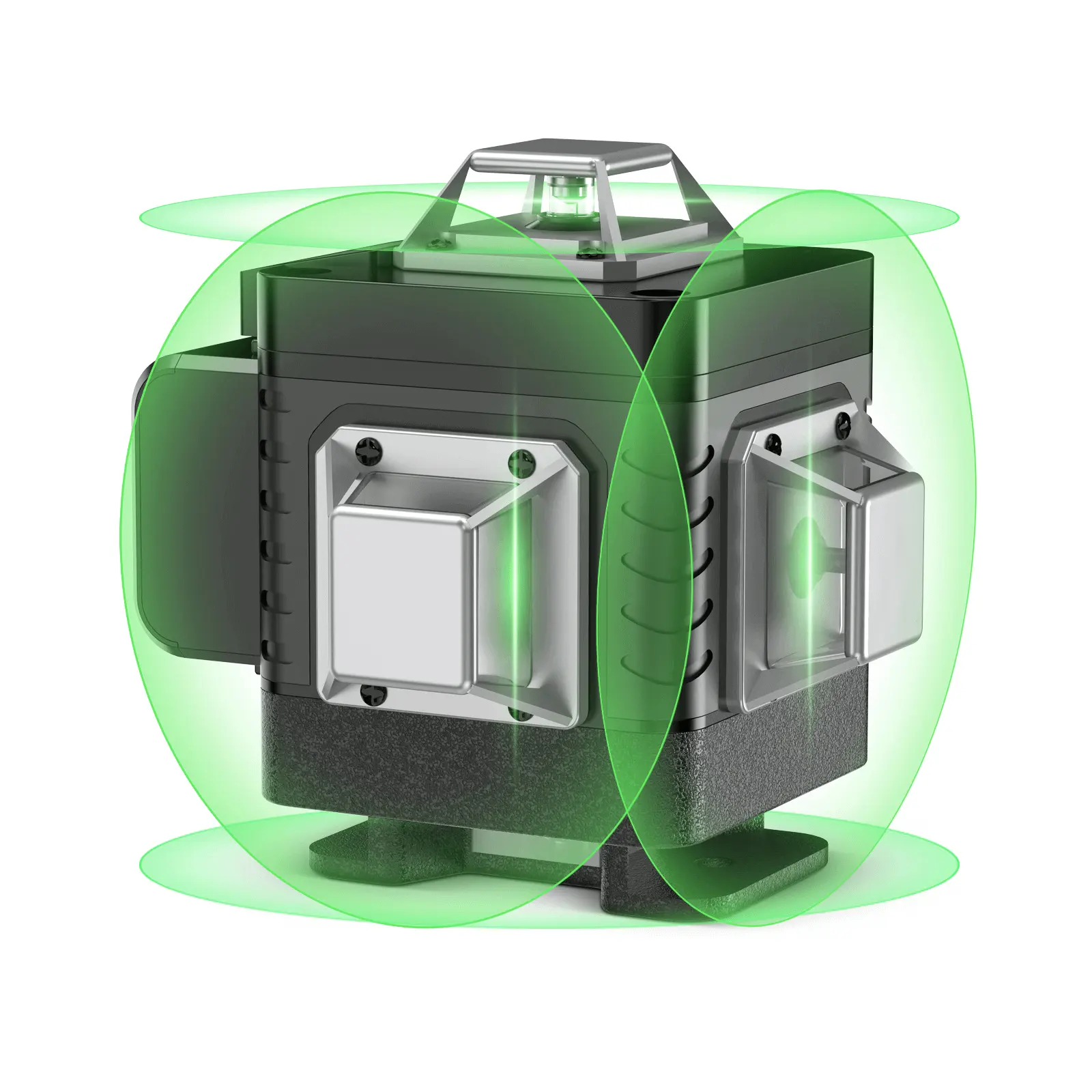 Çok amaçlı yüksek hassasiyetli açık otomatik döner 4D 16 lazer ışık yeşil kendinden tesviye inşaat için 360 lazer seviyesi