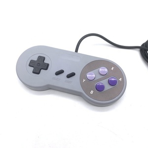 Joystick USB clásico con motor de vibración para Nintendo SNES Gamepad Controller para Windows PC MAC Computer Game Pad