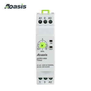 AOASIS-AERV-06D de temporizador de CA, relé electrónico ajustable, relé de tiempo de retardo Digital, 150V-260V - Product Image 2
