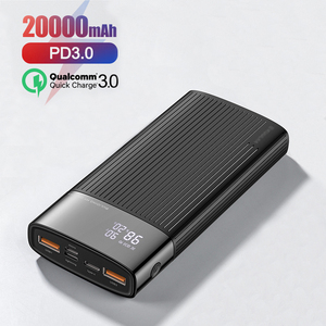 Top <strong>Fashion</strong> <strong>Power</strong> Bank 20000mAh PD Fast Charging + Quick Charge 3.0 USB Type C 20000 MAh PowerBank External Battery <strong>Pack</strong> - Product Image 2