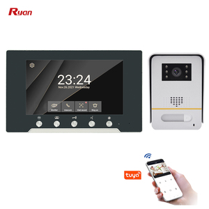 Sistema de intercomunicación de videoportero a color para edificios de apartamentos múltiples Sistema de control de puerta de alambre TCP/IP con características de video