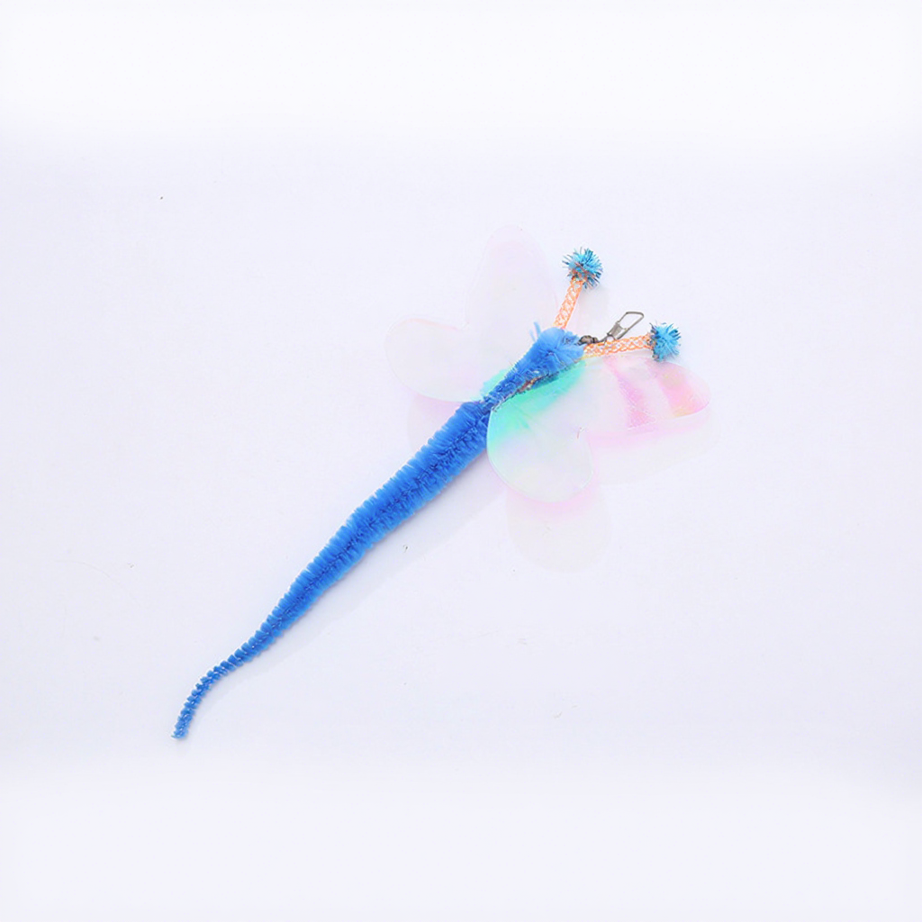 Tête de rechange à paillettes papillon bleu