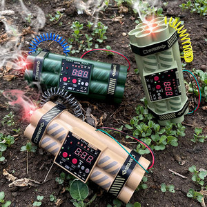 Children's Military Game Smoke Time <strong>Bomb</strong> with Sound &amp; Light TNT-inspired Chicken Grenade for Fun Play