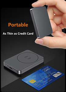 Aluminum Alloy Magnetic Power Bank PD20W Fast Charge Type-<strong>C</strong> <strong>Input</strong>/<strong>Output</strong>,15W Wireless Charger Power Bank 5000mAh for All Phones - Product Image 3
