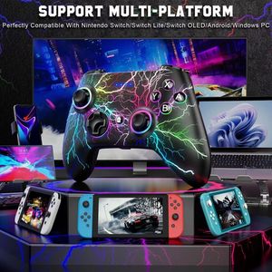 TOPWOLF Wireless BT Switch Pro Controller 600mAh Botones programables Joystick para juegos de PC Compatibilidad GamePad - Product Image 5