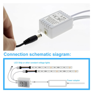 RGB Led Controller IR 24 Keys fernbedienung DC12V wireless Mini LED RGB Controller für RGB LED Streifen - Product Image 2