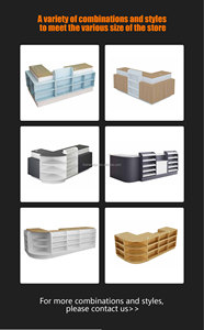 迪金店收银台便利店零售柜台方便结账柜台 - Product Image 4