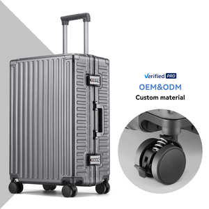 Özelleştirilebilir PC alüminyum çerçeve bagaj sert kabuk kilitli valizler TSA kilidi ile taşıma için çoklu boyutları-kontrol bagaj - Product Image 4