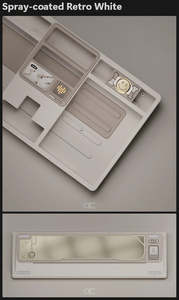 QK101阳极氧化丁香数控铝RGB背光游戏键盘三模机械键盘带屏 - Product Image 4