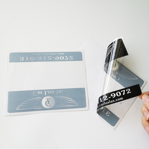 高品质印刷模切定制玻璃窗口抱着正面粘合剂窗贴 - Product Image 3