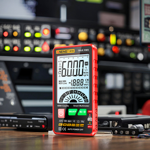 Cho 616 mini xách tay vạn năng màn hình lớn đèn nền kỹ thuật số thông minh 6000 đếm AC/DC 600V 10A kháng/điện dung - Product Image 5