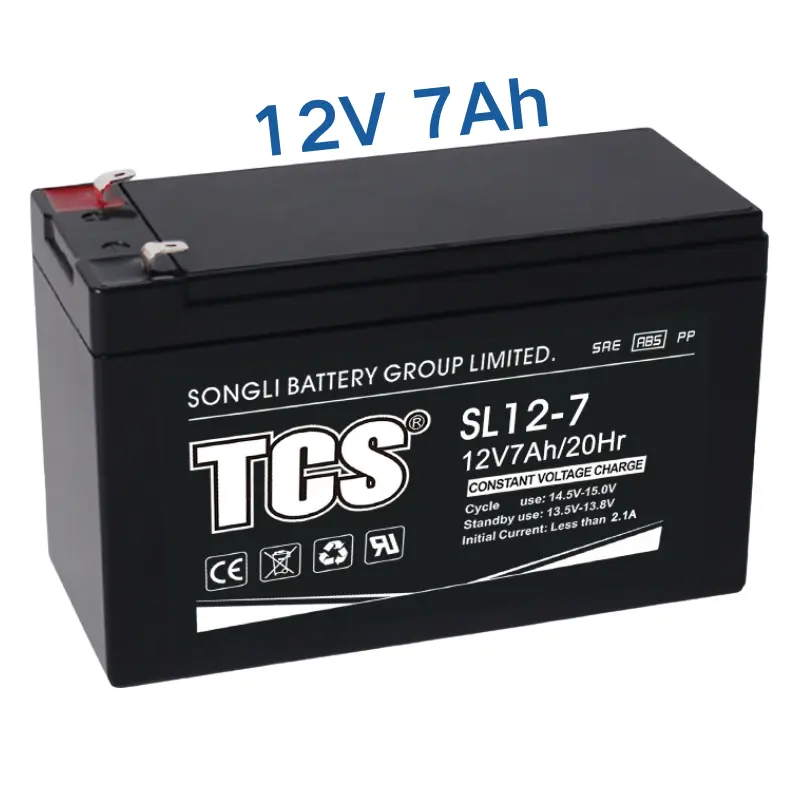 Kualitas tinggi Agm Vrla Alarm Sla baterai mainan mobil lift isi ulang Solar 12v 7ah 20hr segel timbal asam baterai Pries untuk UPS