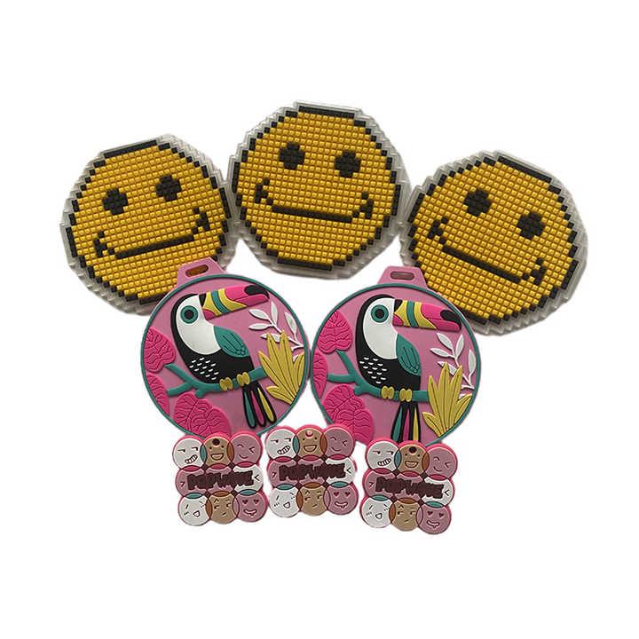 Professional Custom 3D Soft Rubber PVC Silicone Embossed Cartoon Animal Patch Private Label logo for Clothing Backpacks and Hats