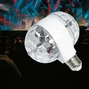 Luces LED Para fieparty AC100-265V dönen renkli LED parti olay tatil aydınlatma için parti ışığı Reflektorlu Disko Lamba - Product Image 6