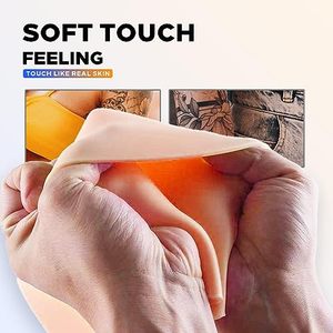 Chất lượng cao 100PCS 8x6 "Double Sided thực hành da cho microblading lông mày Tattoo đào tạo trang điểm vĩnh viễn công cụ - Product Image 2